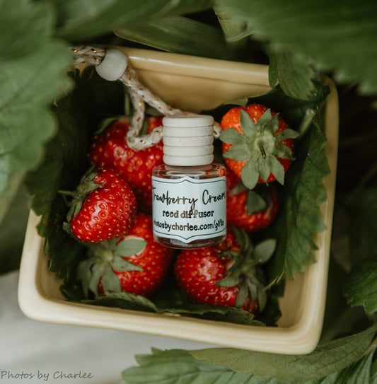 Strawberry Cream Hanging Reed Diffuser